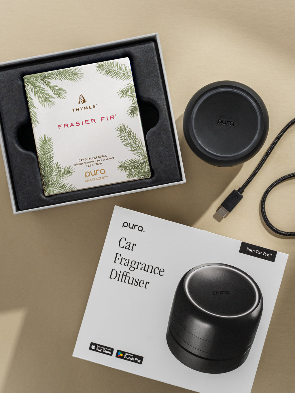Frasier Fir Car Set - Smart Fragrance for Daily Life